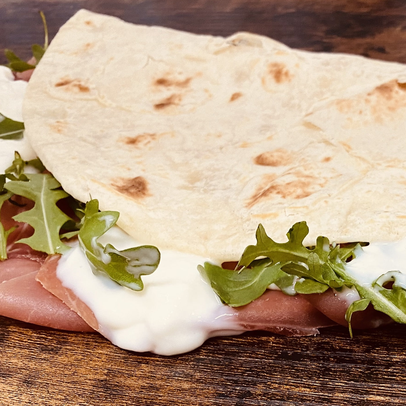 Piadina Romagnola IGP alla Riminese