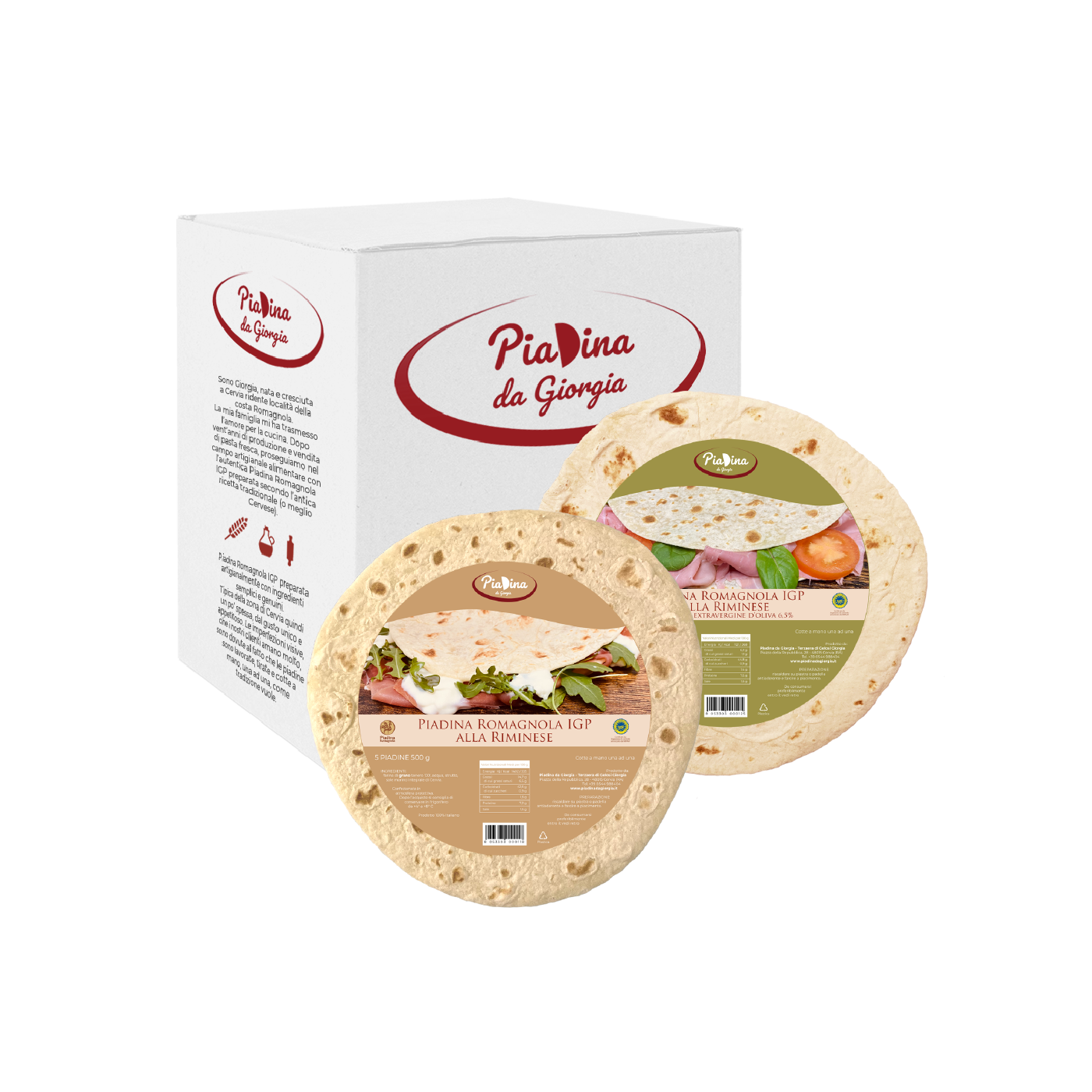 Box Piadina Romagnola IGP alla Riminese