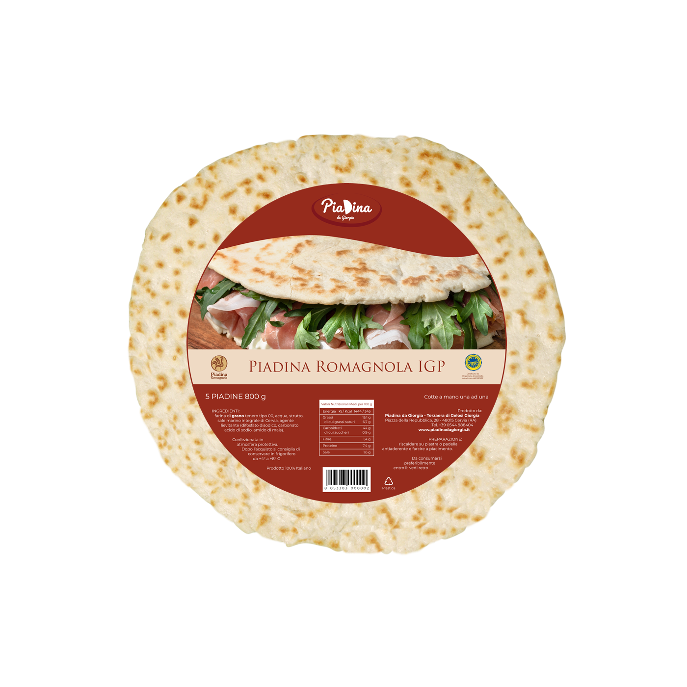 Piadina Romagnola IGP